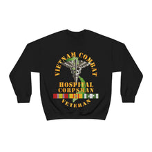 Load image into Gallery viewer, Unisex Heavy Blend Crewneck Sweatshirt - USN - USMC - Vietnam Combat Veteran Hospital Corpsman X 300