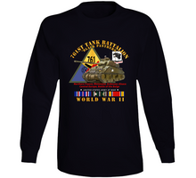 Load image into Gallery viewer, Army - 761st Tank Battalion - Black Panthers - W Tank W Ssi Wwii Eu Svc Long Sleeve