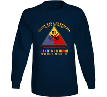 Load image into Gallery viewer, Army - 761st Tank Battalion - Black Panthers - W Ssi Wwii Eu Svc - Long Sleeve Tee