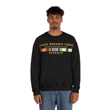 Load image into Gallery viewer, Unisex Heavy Blend Crewneck Sweatshirt - Navy - Cuban Missile Crisis w AFEM COLD SVC