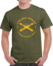 Load image into Gallery viewer, Army - 12th Artillery Regiment W Branch - Us Army Classic T Shirt