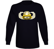 Load image into Gallery viewer, Army - 8th Cavalry Dui W Basic Airborne Badge Wo Txt Long Sleeve