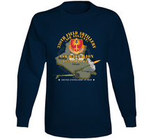 Load image into Gallery viewer, Army - 1st Bn, 320th Fa, W Aa Badge - Map W M119 Firing Long Sleeve