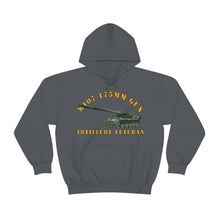 Load image into Gallery viewer, Unisex Heavy Blend™ Hooded Sweatshirt - Army - M107 - 175mm Gun - Artillery Veteran