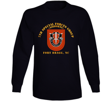 Load image into Gallery viewer, 7th Special Forces Group w Flash - Fort Bragg, North Carolina Hoodie and Long Sleeve