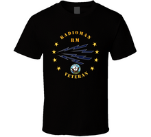 Load image into Gallery viewer, Navy - Radioman - Rm - Veteran Wo Bkgnd W Usn - T-Shirts - Classic