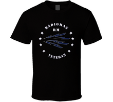 Load image into Gallery viewer, Navy - Radioman - Rm - Veteran Wo Bkgnd - White - T-Shirts - Classic