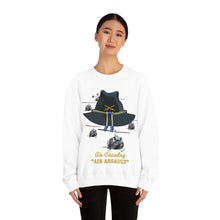 Load image into Gallery viewer, Unisex Heavy Blend Crewneck Sweatshirt - Army - Cavalry Hat - Air Assault w Branch w Slicks