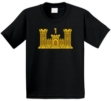 Load image into Gallery viewer, 1st Engineer Battalion W Number Wo Txt T Shirt