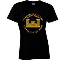 Load image into Gallery viewer, 1st Engineer Battalion - Always First - Eng Branch Num - Us Army Ladies T Shirt