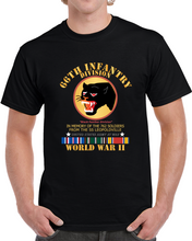 Load image into Gallery viewer, Army - 66th Infantry Div - Black Panther Div - Wwii W Ss Leopoldville W Eu Svc T-Shirts - Classic