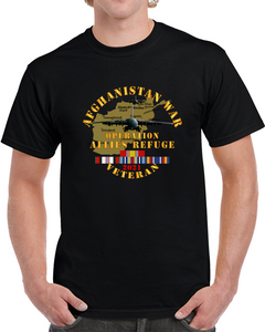 Army - Afghanistan War   - Operation Allies Refuge - Veteran W Afghan Svc T Shirt