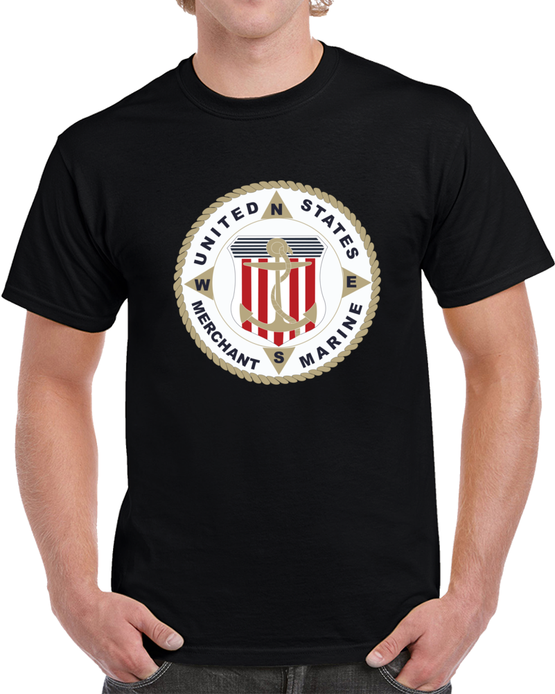 Usmm - United States Merchant Marine Emblem T Shirt