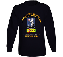 Load image into Gallery viewer, Army - 1st Bn 77th Armor W 8 Vn Campaign Stars Long Sleeve