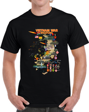 Load image into Gallery viewer, Map - Vietnam Units -with Wpns - Equipment T Shirt