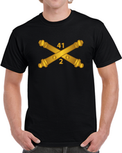 Load image into Gallery viewer, Army - 2nd Bn 41st Artillery W Branch X 300 T Shirt