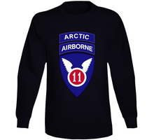 Load image into Gallery viewer, 11th Airborne Division W Arctic Tab Wo Txt X 300 Long Sleeve T Shirt
