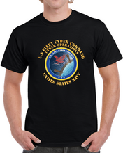 Load image into Gallery viewer, Navy - U.s Fleet Cyber Command X 300 T Shirt