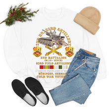 Load image into Gallery viewer, Unisex Heavy Blend Crewneck Sweatshirt - Army - 2nd Bn 83rd Artillery w M110 - Budingen Germany w COLD SVC