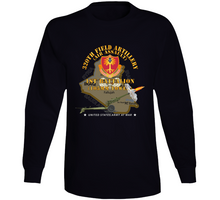 Load image into Gallery viewer, Army - 1st Bn, 320th Fa, W Aa Badge - Map W M119 Firing Long Sleeve