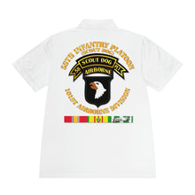 Load image into Gallery viewer, Men's Sport Polo Shirt - Army - 58th Infantry Platoon - Scout Dog - W Vn Svc
