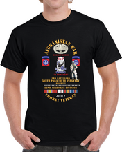 Load image into Gallery viewer, Army - Afghanistan War Combat Vet W Combat Medic, 3rd Bn 505th Pir - 82nd Airborne - Ssi X 300 T Shirt
