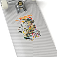 Load image into Gallery viewer, Kiss-Cut Stickers - Map - Vietnam Units -with Wpns - Equipment