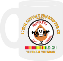 Load image into Gallery viewer, 176th Gunships (Muskets) - Guns - Vietnam Vet with Service Ribbons - Mug