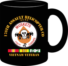 Load image into Gallery viewer, 176th Gunships (Muskets) - Guns - Vietnam Vet with Service Ribbons - Mug