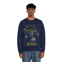 Load image into Gallery viewer, Unisex Heavy Blend Crewneck Sweatshirt - Army - Cavalry Hat - Air Assault w Branch w Slicks