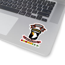 Load image into Gallery viewer, Kiss-Cut Stickers - SSI - Vietnam - L Co 75th Ranger - 101st Abn - LRSD w Vn SVC X 300