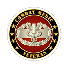 Load image into Gallery viewer, Kiss-Cut Stickers - Army - Combat Medic Veteran