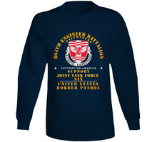 Load image into Gallery viewer, Army - 864th Eng Bn - Jtf6 Supporting America Long Sleeve