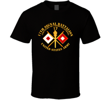 Load image into Gallery viewer, Army - 17th Signal Battalion W Unit Number - Branch - Usa Classic T Shirt