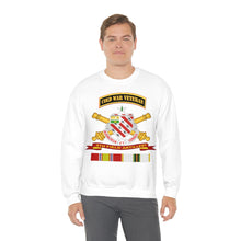 Load image into Gallery viewer, Unisex Heavy Blend Crewneck Sweatshirt - Army - 8th Field Artillery w Br - Ribbon COLD WAR Vet Tab