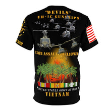 Load image into Gallery viewer, AOP - Vietnam - 134th Assault Helicopter Company with Devils Gunships with Vietnam Service Ribbons