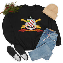 Load image into Gallery viewer, Unisex Heavy Blend Crewneck Sweatshirt - Army - 8th Field Artillery w Br - Ribbon