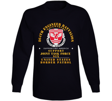 Load image into Gallery viewer, Army - 864th Eng Bn - Jtf6 Supporting America Long Sleeve