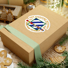 Load image into Gallery viewer, Kiss-Cut Stickers - Army - 3rd ID - Iraq Vet - The Rock of the Marne w SVC Ribbons