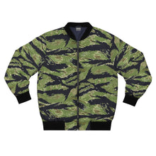 Load image into Gallery viewer, Men's AOP Bomber Jacket - Vietnam Military Tiger Stripe Jungle Camouflage