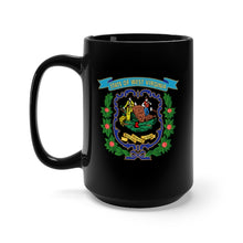Load image into Gallery viewer, Black Mug 15oz - Govt - West Virginia - 1863 - Blue - Gold X 300