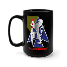 Load image into Gallery viewer, Black Mug 15oz - Army - 2nd Bde Combat Tm - Dagger Brigade - 1st ID