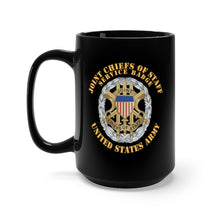 Load image into Gallery viewer, Black Mug 15oz - Joint Chiefs of Staff Service Badge X 300