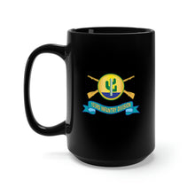 Load image into Gallery viewer, Black Mug 15oz - 103rd Infantry Division w Br - SSI - Ribbon X 300