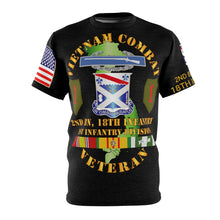 Load image into Gallery viewer, All Over Printing - Army - Vietnam Combat Veteran - 2nd Battalion, 18th Infantry 1st Infantry Division
