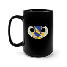Load image into Gallery viewer, Black Mug 15oz - Army - Airborne Badge - 504th Infantry Regiment -No Txt X 300