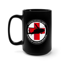 Load image into Gallery viewer, Black Mug 15oz - Army - Army MEDEVAC Critical Care Flight Paramedics V1