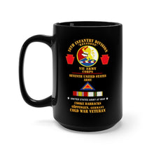 Load image into Gallery viewer, Black Mug 15oz - Army - 28th Inf Div, VII Corps, 7th Army - Goppingen, Germany w COLD SVC X 300