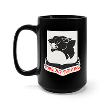 Load image into Gallery viewer, Black Mug 15oz - Army - 761st Tank Battalion - Black Panthers wo Txt