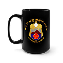 Load image into Gallery viewer, Black Coffee Mug 15oz - Army - Tripler Army Medical Center - Honolulu, Hawaii